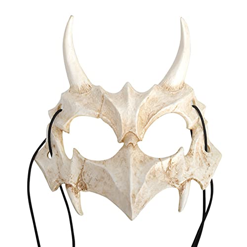 AIMEJZM Tiger/Drache/Yaksha/Tengu Stil Maske Halloween Cosplay Party Kostüm Kreative Maske von AIMEJZM