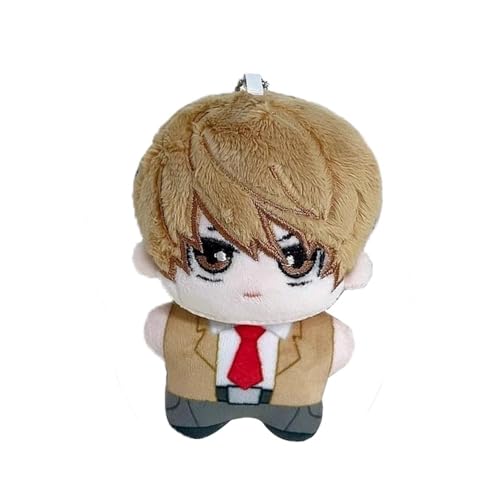 AIPILEI Death Note Weiche Figur L und Light Yagami Wurfkissen, 12 cm, niedliches Anime-Death Note Umarmungskissen, Schultasche, Geldbörse, Anhänger, Charm, Zuhause, Sofa, Dekoration, von AIPILEI