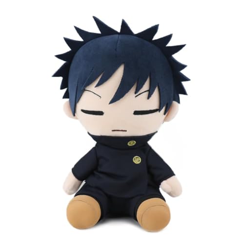 AIPILEI JJK Plush Gojo Satoru Plush Doll Soft Figure, 23cm Anime JJK Plush Toy Gojo Satoru Plush Toy Pillow Cushion Sofa Decoration Gift (Fushiguro Megumi B, 23CM) von AIPILEI