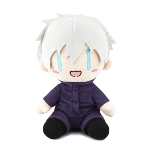 AIPILEI JJK Plush Gojo Satoru Plush Doll Soft Figure, 23cm Anime JJK Plush Toy Gojo Satoru Plush Toy Pillow Cushion Sofa Decoration Gift (Gojo Satoru, 23CM) von AIPILEI