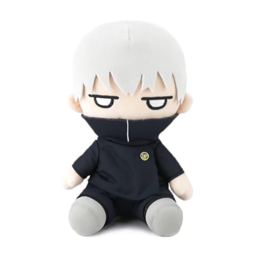 AIPILEI JJK Plush Gojo Satoru Plush Doll Soft Figure, 23cm Anime JJK Plush Toy Gojo Satoru Plush Toy Pillow Cushion Sofa Decoration Gift (Inumaki Toge, 23CM) von AIPILEI