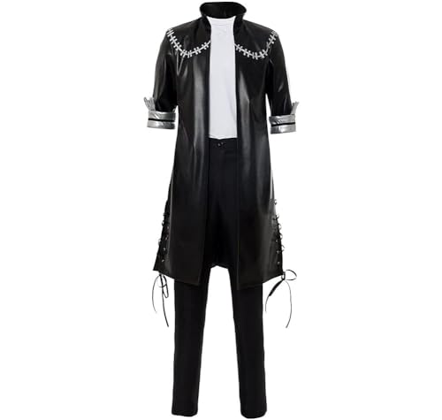 AIPILEI My Hero Academia Dabi Cosplay-Kostüm, Mantel, Hemd, Hose, komplettes Set für Maskerade, Halloween-Party, B-Set, 3XL von AIPILEI