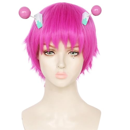 AIPILEI The Disastrous Life of Saiki K Cosplay Kostüm Saiki Kusuo Cosplay Schuluniform Komplettes Set für Halloween Karneval Party Outfit (Nur Perücke, Einheitsgröße) von AIPILEI