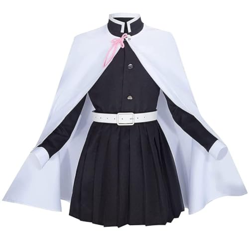 AIPILEI Tsuyuri Kanao Cosplay Kostüm Outfit Anime Cosplay Umhang Jacke Rolle Cosplay Komplettes Set Verkleidung Kostüm für Halloween Karneval Party (Tsuyuri Kanao, 110) von AIPILEI