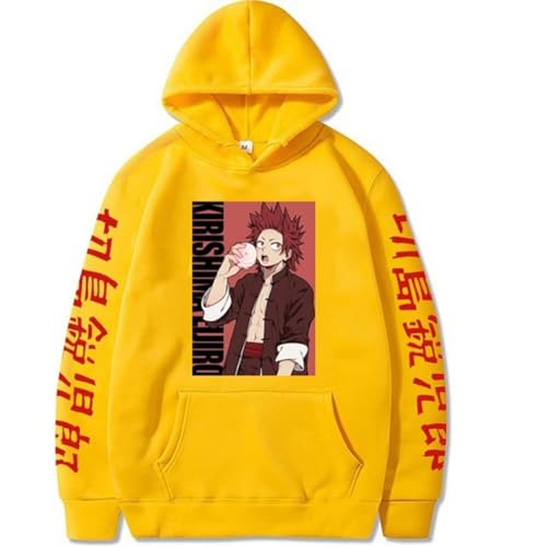 AIPILEI Unisex Anime 3D Druck Sweatshirt My Hero Academia Hoodie Kirishima Eijiro Hoodie Sweatshirt Pullover Langarm Herbst Winter, Typ 5, S von AIPILEI