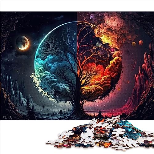 1000 Teile Puzzle für Erwachsene, Weltraum-Fantasielandschaft, Holzpuzzle, Puzzle für Sommerliebhaber, 50 x 75 cm 1000 Teile Puzzle für Erwachsene, Weltraum-Fantasielandschaft, Holzpuzzle, Puzzle für Sommerliebhaber, 50 x 75 cm von AITEXI