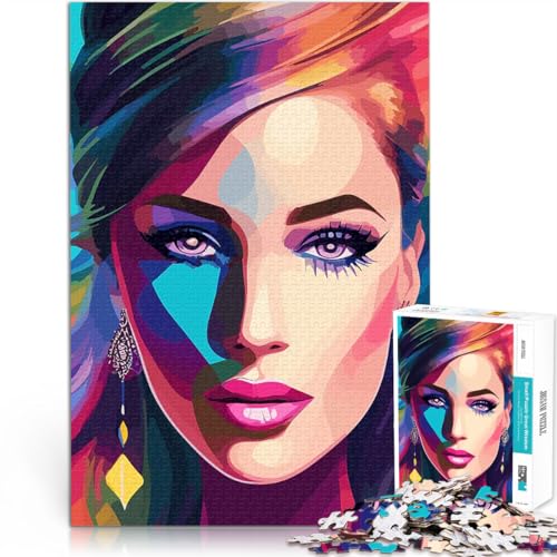 2000-Teile-Puzzle für Erwachsene Lernspiele DIY Spielzeug Stilvolle Frauenporträtkunst Angebot als Geschenk für die ganze Familie70x100cm 2000-Teile-Puzzle für Erwachsene Lernspiele DIY Spielzeug Stilvolle Frauenporträtkunst Angebot als Geschenk für die ganze Familie70x100cm von AITEXI