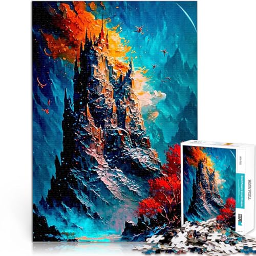 1000-Teile-Puzzle für Teenager Dekomprimierendes intellektuelles Lernspielzeug Farbenfrohe Landschaft Geschenkideen52x38cm 1000-Teile-Puzzle für Teenager Dekomprimierendes intellektuelles Lernspielzeug Farbenfrohe Landschaft Geschenkideen52x38cm von AITEXI