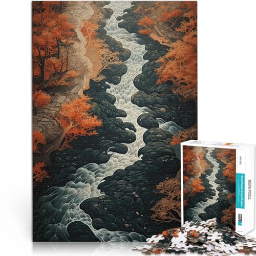 1000-Teile-Puzzle für Teenager Spielzeug Lernspiele Stressabbau Flusslandschaftskunst Verbessern Sie das Gedächtnis75x50cm 1000-Teile-Puzzle für Teenager Spielzeug Lernspiele Stressabbau Flusslandschaftskunst Verbessern Sie das Gedächtnis75x50cm von AITEXI