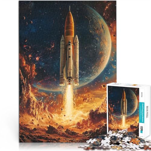 1000-teilige Puzzles für Erwachsene Lernspiele DIY Spielzeug Start Einer Weltraumrakete Wunschliste mit dem Weihnachtsmann38x26cm 1000-teilige Puzzles für Erwachsene Lernspiele DIY Spielzeug Start Einer Weltraumrakete Wunschliste mit dem Weihnachtsmann38x26cm von AITEXI