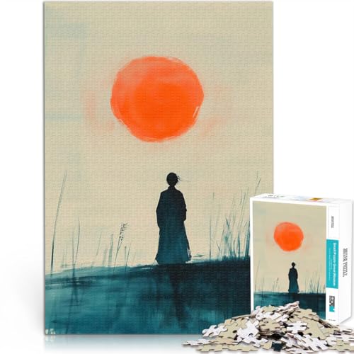 1000-teilige Puzzles für Erwachsene Pädagogisches Spielzeug zum Stressabbau Silhouette gegen Sonnenuntergang Wohnkunstdekor38x26cm 1000-teilige Puzzles für Erwachsene Pädagogisches Spielzeug zum Stressabbau Silhouette gegen Sonnenuntergang Wohnkunstdekor38x26cm von AITEXI