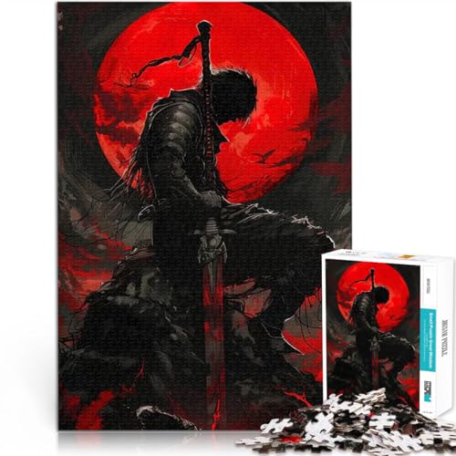 1000-teilige Puzzles für Teenager Stressabbau-Spielzeug Kriegersilhouette denn eignet ganze Familie52x38cm 1000-teilige Puzzles für Teenager Stressabbau-Spielzeug Kriegersilhouette denn eignet ganze Familie52x38cm von AITEXI