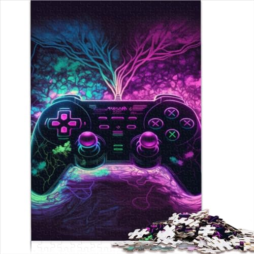 1000-teiliges Puzzle, Gaming-Controller-Puzzle für Erwachsene, Puzzle für Erwachsene, Familienunterhaltung, Spielzeug, 1000 Teile (26 x 38 cm) von Toolo