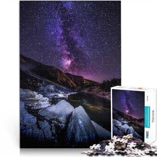 1000-teiliges Puzzle für Teenager Stressabbau-Spielzeug Sternenhimmel Sternschnuppen Geeignet für die Schreibtischdekoration52x38cm 1000-teiliges Puzzle für Teenager Stressabbau-Spielzeug Sternenhimmel Sternschnuppen Geeignet für die Schreibtischdekoration52x38cm von AITEXI