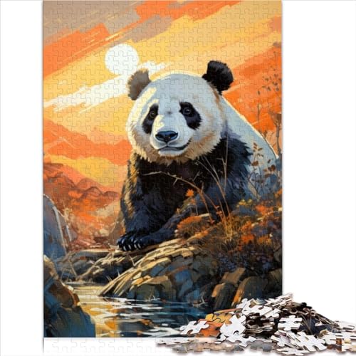 Art Animals Puzzles Geschenk für Erwachsene von Wood Puzzle Teenager-Puzzle, jedes Teil ist einzigartig – herausforderndes Familienspaßspiel für Erwachsene, 1000 Teile (50 x 75 cm) von AITEXI