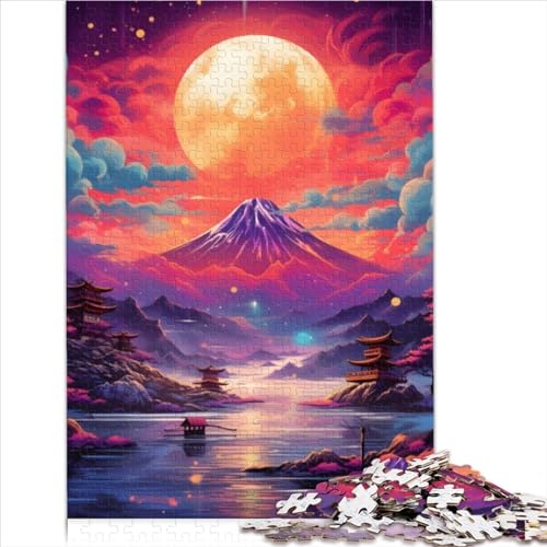 Bunte Malerei Natur Puzzles Geschenk 1000 Teile Puzzlespiel Holzpuzzles Teenager Puzzle Familienaktivität Puzzles 1000 Stück (50x75cm) von AITEXI