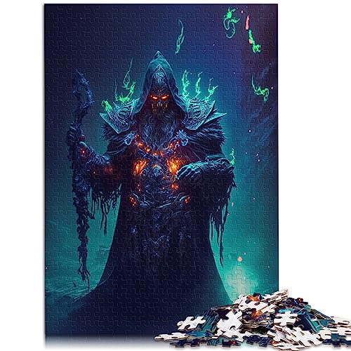 Devil 1000 Puzzleteile für Erwachsene, Holzpuzzle für Erwachsene und Kinder ab 12 Jahren, 50 x 75 cm von AITEXI