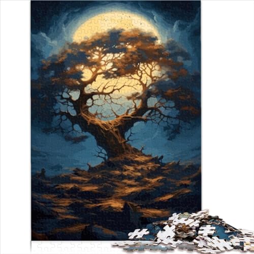 Easy Adult Jigsaw Puzzles Cosmic Tree of Life 1000 Piece Adult Puzzles Wooden Jigsaw Puzzles Adults Gifts Deal as Gifts for The Whole Family 1000pcs（50x75cm） von AITEXI