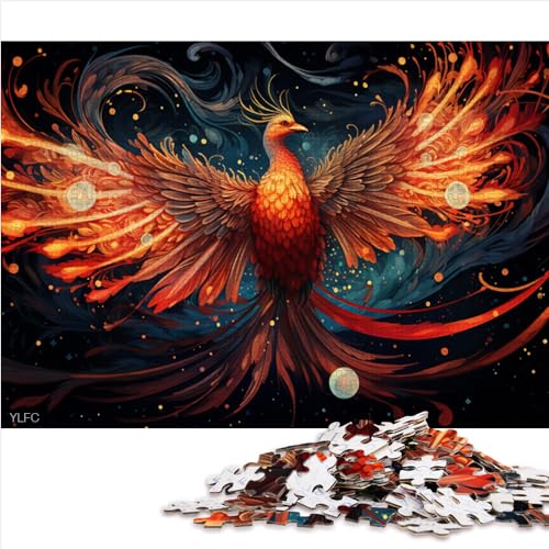 Galaxy Phoenix Puzzle Puzzles für Erwachsene und Kinder Holzpuzzle Geeignet für Erwachsene und Jugendliche ab 12 Jahren als Geschenk für die ganze Familie und 1000 Teile (50 x 75 cm) von AITEXI