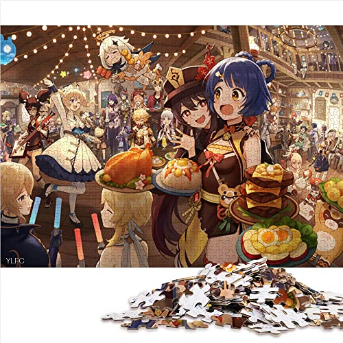 Genshin Impact Razor Puzzle für Erwachsene, 1000 Teile, hochwertiges, 100% recyceltes Brettspielzeug, Wanddekoration, 26 x 37 cm Genshin Impact Razor Puzzle für Erwachsene, 1000 Teile, hochwertiges, 100% recyceltes Brettspielzeug, Wanddekoration, 26 x 37 cm von AITEXI