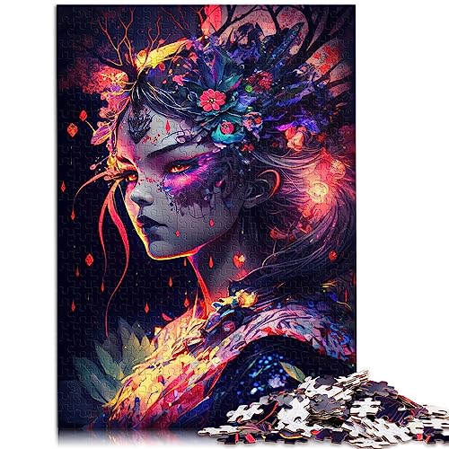 Manga Girl Puzzles 1000 Teile für Erwachsene und Kinder von Wooden Puzzles Relax Puzzles Games 50x75cm von AITEXI