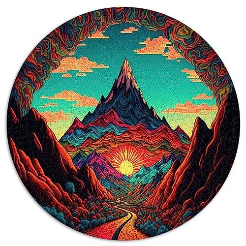 Psychedelic Valley III 1000 große Teile Puzzle für Erwachsene, kugelförmiges Premium-Brett, 100% recycelt, 26,5 x 26,5 Zoll Psychedelic Valley III 1000 große Teile Puzzle für Erwachsene, kugelförmiges Premium-Brett, 100% recycelt, 26,5 x 26,5 Zoll von AITEXI