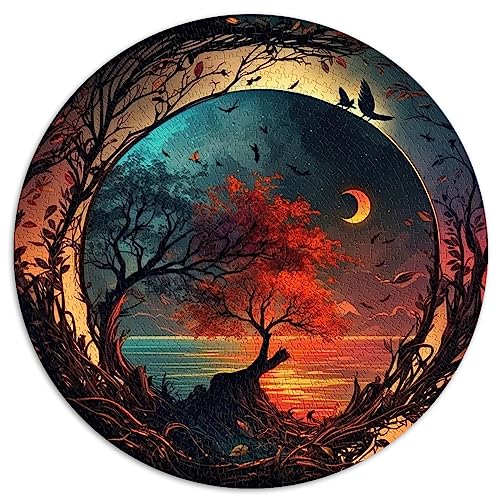 Puzzle 1000 Pieces Fantasy Colorful Landscape spheric Jigsaw Puzzles for Cardboard Puzzles 26.5x26.5inch von AITEXI