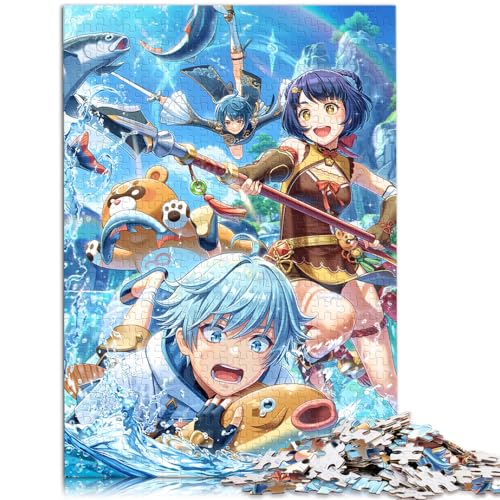 Puzzle 1000 Teile Erwachsenenpuzzle Genshin Impact Chongyun Kartonpuzzle Kunstwerk von 10,27 x 14,96 Zoll von AITEXI