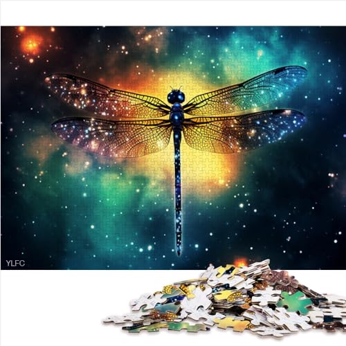 Puzzle 1000 Teile Erwachsenenpuzzle Insekten Libellen Familienspaßpuzzle aus recyceltem Karton für Erwachsene Puzzles Lernspiel Herausforderungsspielzeug 1000 Teile (26 x 38 cm) von AITEXI