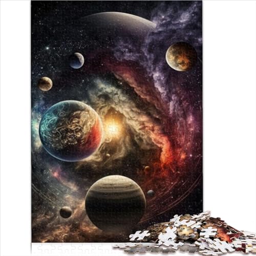 Puzzle 1000 Teile Puzzle für Erwachsene EIN wunderschönes Universum 100% recycelter Karton für Erwachsene und Kinder ab 12 Jahren Geschenk für Geburtstage (26 x 38 cm) von AITEXI