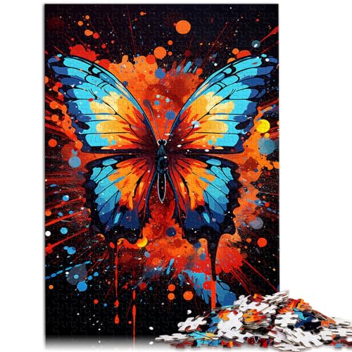 Puzzle | Puzzles Fantasie bunter Schmetterling 1000 Teile Holzpuzzle Geburtstagsgeschenk, Geschenke für oder, Wandkunst (50x75cm) von AITEXI