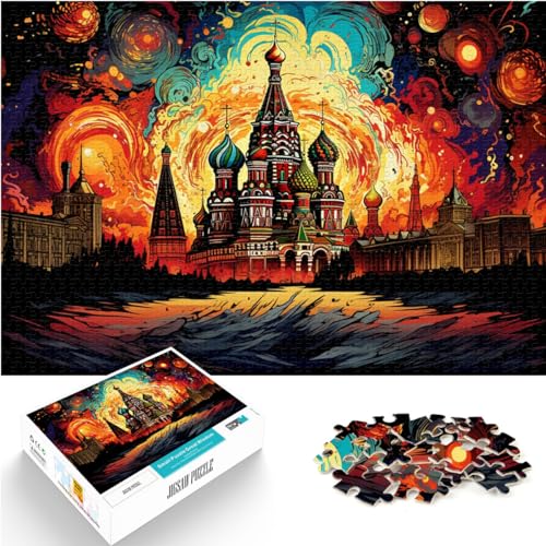 Puzzle | Puzzles Farbe Russland St. Petersburg Puzzle 1000 Teile Holzpuzzle Lernspiele Heimdekorationspuzzle (50x75cm) von AITEXI