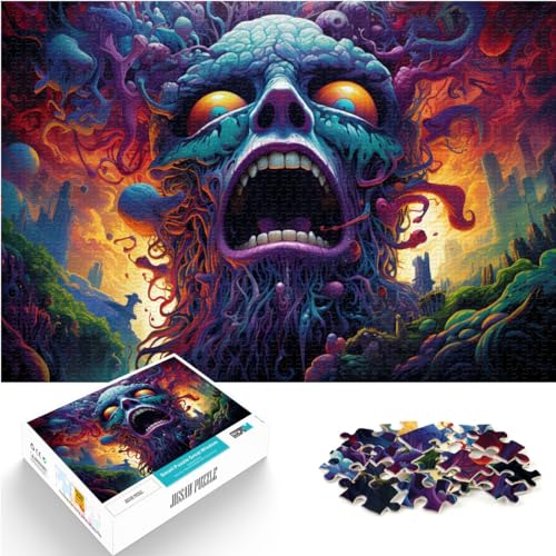 Puzzle-Spiele, Monster, 1000-teiliges Puzzle für Erwachsene, Holzpuzzle ganze Familie und das (50 x 75 cm) von AITEXI