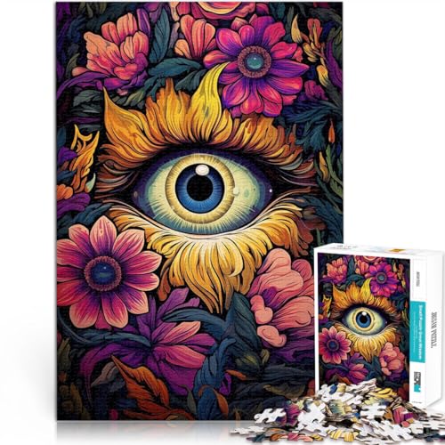 Puzzle für Erwachsene, 2000 Teile Pädagogisches Spielzeug zum Stressabbau Psychedelische Augenblumen Wichtelgeschenke70x100cm Puzzle für Erwachsene, 2000 Teile Pädagogisches Spielzeug zum Stressabbau Psychedelische Augenblumen Wichtelgeschenke70x100cm von AITEXI