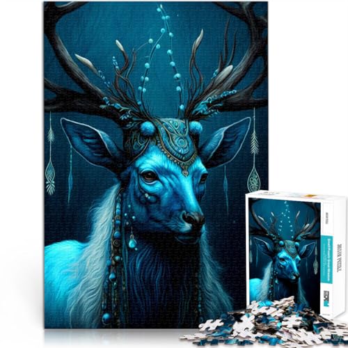 Puzzle für Erwachsene mit 1000 Teilen Lernspiel-Herausforderungsspielzeug Fantasie Hirsch Angebot als Geschenk für die ganze Familie38x26cm Puzzle für Erwachsene mit 1000 Teilen Lernspiel-Herausforderungsspielzeug Fantasie Hirsch Angebot als Geschenk für die ganze Familie38x26cm von AITEXI