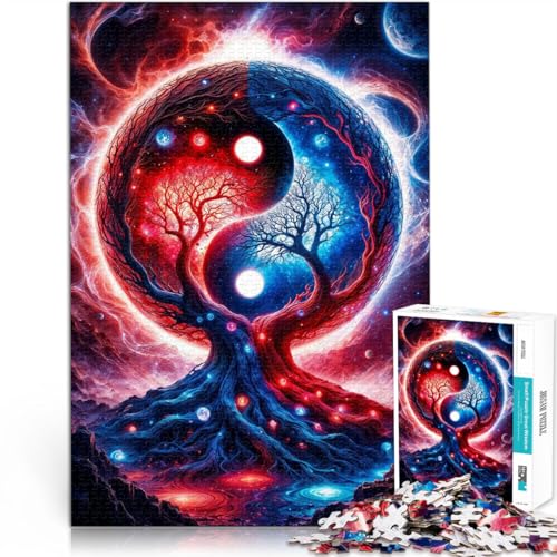 Puzzle für Erwachsene mit 2000 Teilen Quizspiel Rote Yin- und Yang-Weltraumlandschaft Geeignet für die Schreibtischdekoration70x100cm Puzzle für Erwachsene mit 2000 Teilen Quizspiel Rote Yin- und Yang-Weltraumlandschaft Geeignet für die Schreibtischdekoration70x100cm von AITEXI