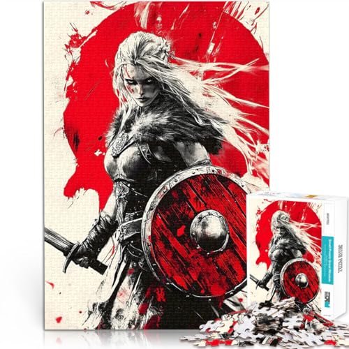 Puzzle für Jugendliche 1000 Teile Geschenke zum Suchbegriff: Herausfordernde Spiele Wikinger-Schildmaid Kunstwerk Geschenk75x50cm Puzzle für Jugendliche 1000 Teile Geschenke zum Suchbegriff: Herausfordernde Spiele Wikinger-Schildmaid Kunstwerk Geschenk75x50cm von AITEXI