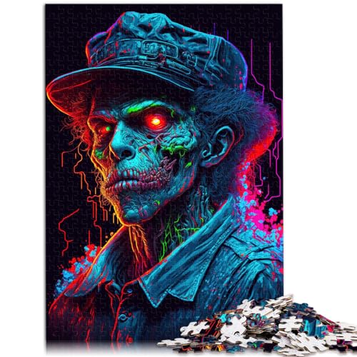 Puzzle für Junge Gangster-Zombie-Puzzles, 1000 Teile, Puzzle für Erwachsene, Geschenke, Holzpuzzles, Puzzles für Lernspiele, Herausforderungsspielzeug (50 x 75 cm) von AITEXI