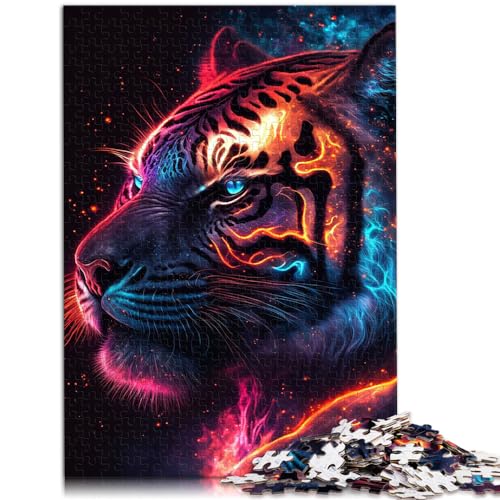 Puzzle für Mystic Tiger Puzzle 1000 Teile Puzzle Holzpuzzle Lernspiele Heimdekorationspuzzle (50 x 75 cm) von AITEXI