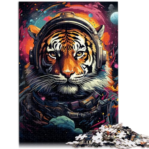 Puzzle für Space Tiger, Puzzle für Erwachsene, 1000-teiliges Puzzle, Holzpuzzle, interessantes Puzzle zur Stressreduzierung (50 x 75 cm) von AITEXI