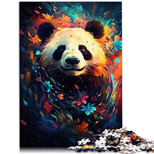 Puzzles, Geschenke, Spielzeuge, Panda-Puzzle mit 1000 Teilen aus Holz, jedes Teil ist einzigartig – anspruchsvolles, unterhaltsames Spiel für die ganze Familie (50 x 75 cm) von AITEXI