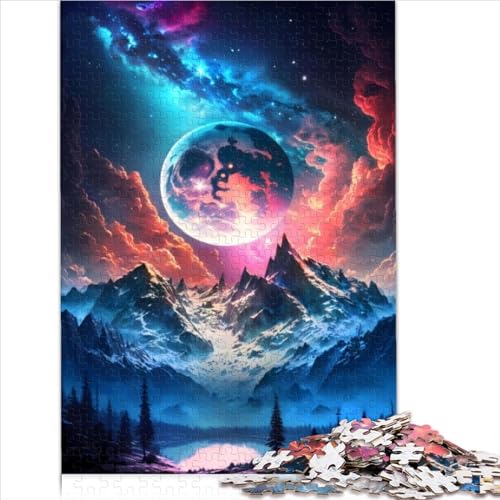 Puzzles Berg des Kosmos, Puzzle für Erwachsene und Kinder, 1000 Teile Holzpuzzle für Erwachsene und Kinder ab 14 Jahren, gutes Geschenk für Erwachsene und Kinder (50 x 75 cm) von AITEXI