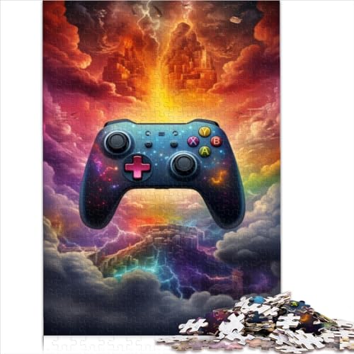 Puzzles Galaxy Game Controller Erwachsenenpuzzle 1000 Teile Premium 100% recyceltes Brett für Erwachsene Kinder ab 14 Jahren Lernen Lernspielzeug Familienspiele (26 x 38 cm) von AITEXI