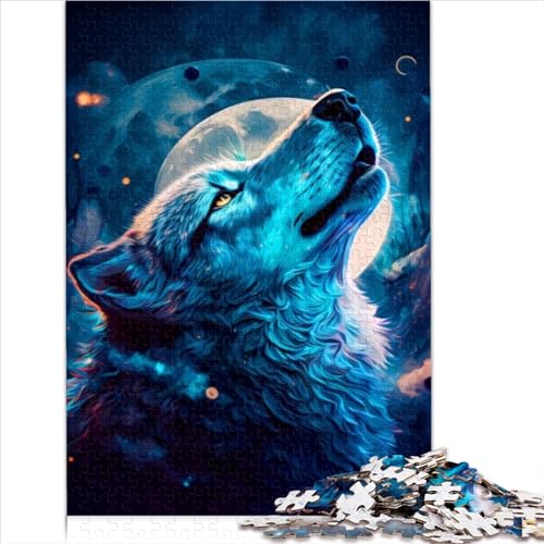 Puzzles für Erwachsene, 1000 Puzzle-Spielzeuge, Fantasy-Wolf-Puzzle für Kinder, für Kleinkinder, Kinder, Jungen und Mädchen, Puzzle als Geschenk, 1000 Teile (26 x 38 cm) von AITEXI