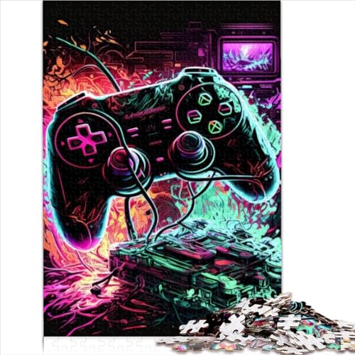 Puzzles für Erwachsene, Geschenke, 1000-teiliges Puzzle, Gaming-Neon-Holzpuzzle für Erwachsene und Kinder ab 10 Jahren, Lernspiel, Herausforderungsspielzeug, 1000 Teile (50 x 75 cm) von AITEXI