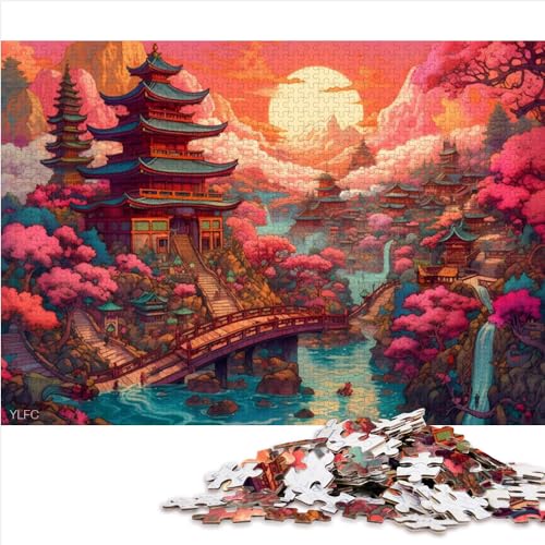 Puzzles für Erwachsene, Puzzle 1000 Teile, Puzzle für Erwachsene, Fantasielandschaft, Holzpuzzle für Erwachsene und Kinder ab 12 Jahren, Erwachsene (50 x 75 cm) von AITEXI