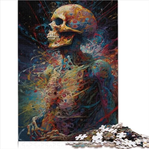 Puzzles für Erwachsene, Puzzle Skelett mit Anatomie für Erwachsene, 1000-teiliges Puzzle, Holzpuzzles für Erwachsene und Kinder ab 12 Jahren, Kunstwerk, Geschenk (50 x 75 cm) von AITEXI