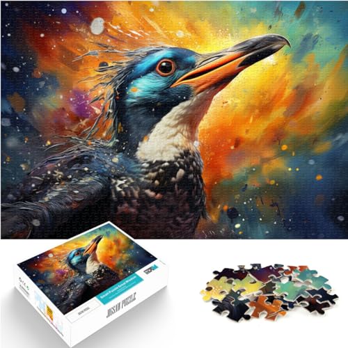 Puzzles für Puzzle Fantasietiere Puzzles für Erwachsene 1000-teiliges Holzpuzzle ganze Familie und das (50 x 75 cm) von AITEXI