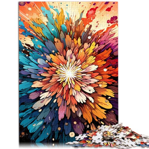 Puzzles zum Ausmalen von Blumen für Erwachsene, 1000 Teile Puzzle, Holzpuzzle, Puzzle, Lernspiele, Heimdekorationspuzzle (50 x 75 cm) von AITEXI