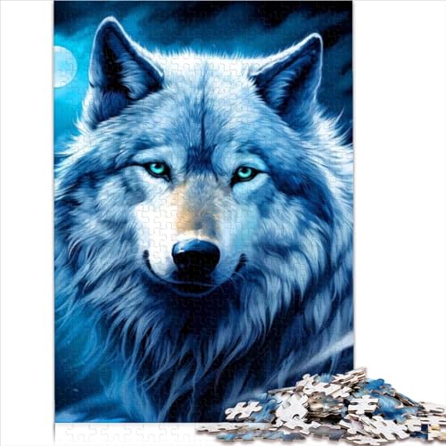 Wolf Collection Puzzle für Erwachsene, 1000 Teile, Holzpuzzle für Erwachsene, Kinder ab 14 Jahren, Stressabbau, Aufenthalt, Zeitvertreib, 1000 Teile (50 x 75 cm) von AITEXI